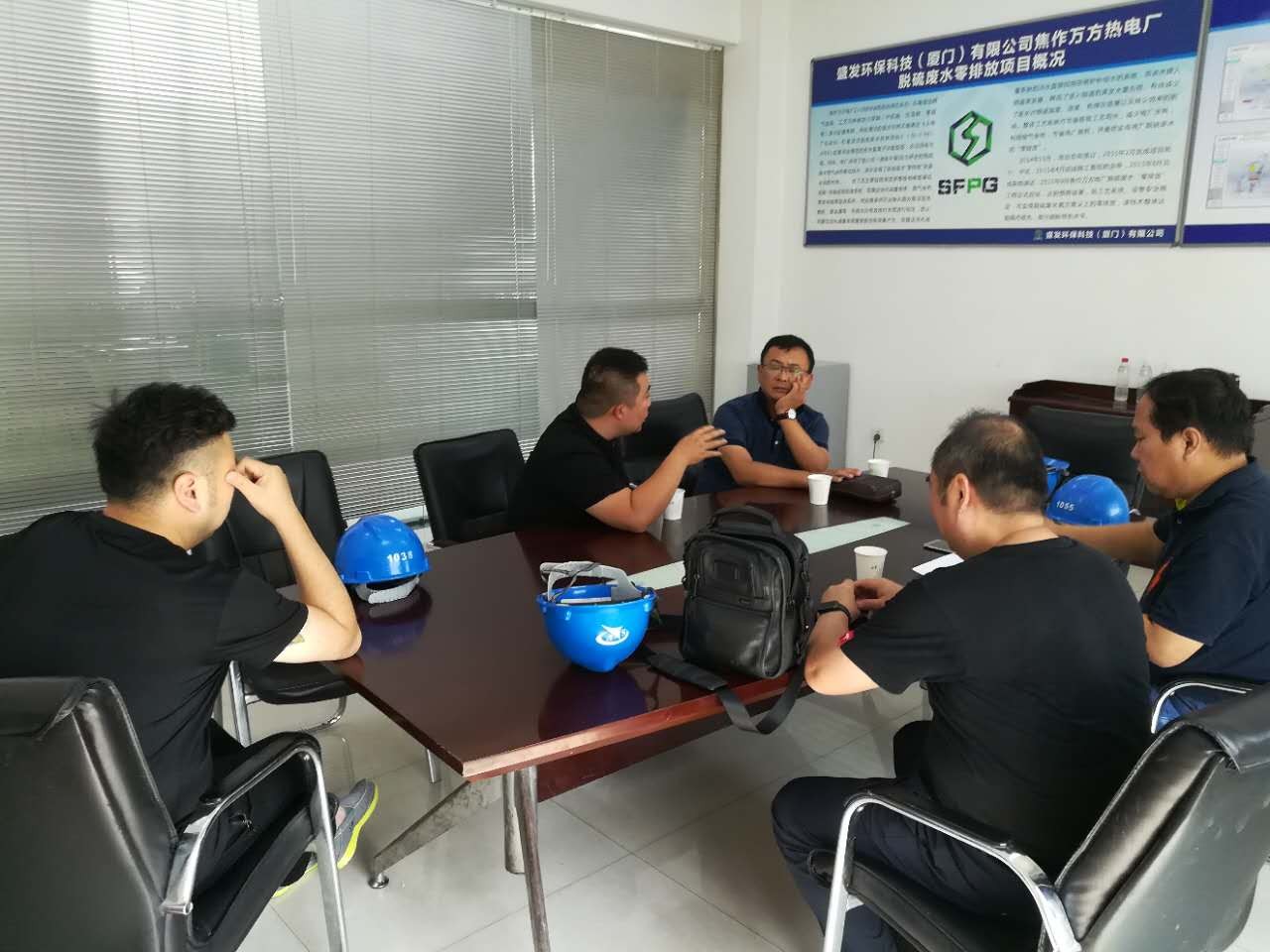 中核核安（北京）技術(shù)有限公司李總一行蒞臨焦作萬方項目部參觀交流