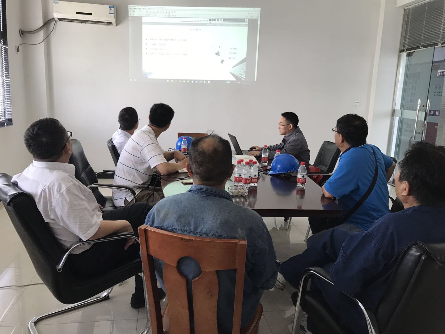 華電集團科工水務公司付總一行蒞臨焦作萬方項目部考察交流